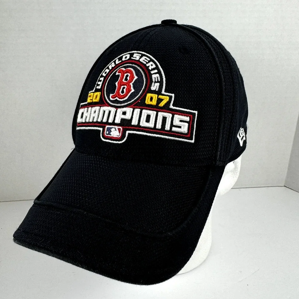 VTG Boston Red Sox 2007 World Series Champions MensNew Era Flex Fit Hat One Size